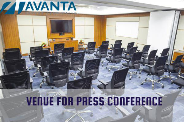 press conference venue avanta business centre