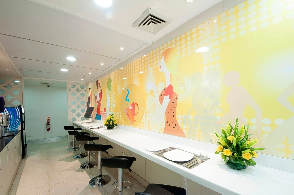 reception area in saket