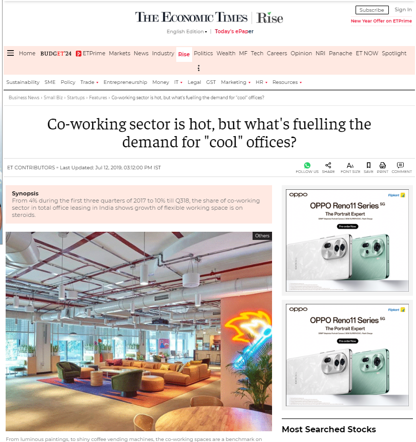 Co-working sector is hot, but what\'s fuelling the demand for cool offices?
