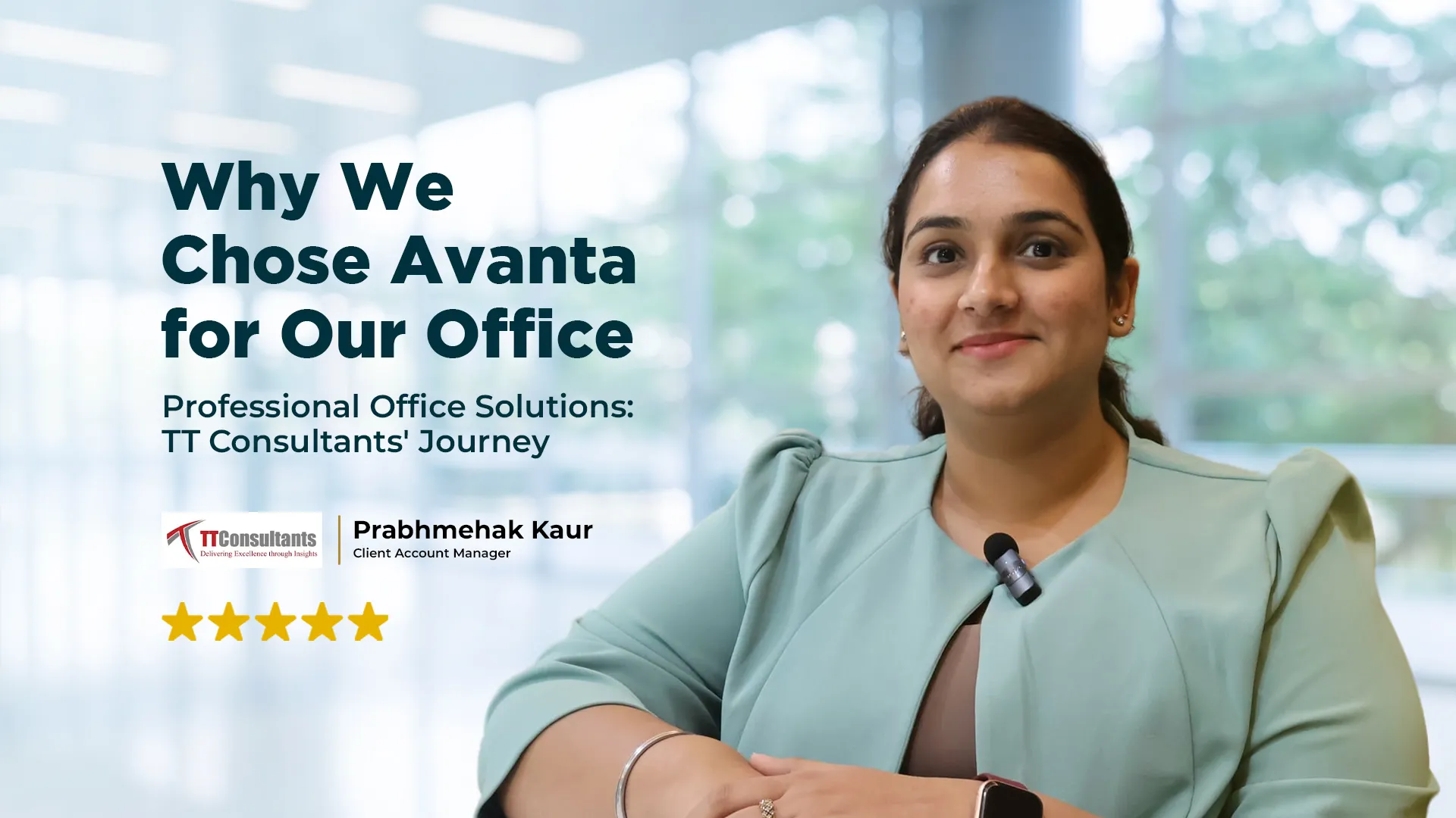 TT Consultants’ Positive Experience with Avanta’s Professional Office Space